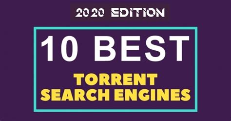 torrent search engine 2020.